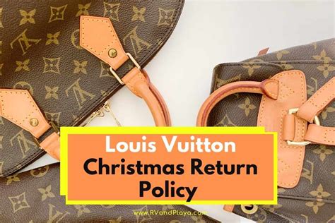 louis vuitton holiday return policy|louis vuitton return policy usa.